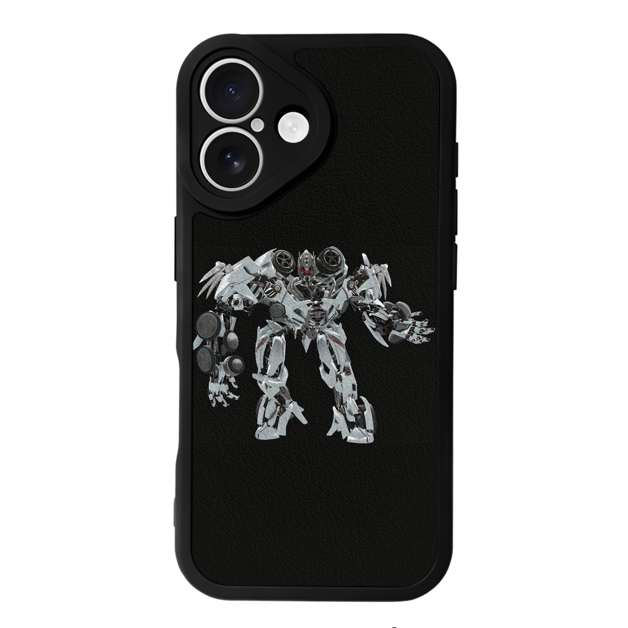 （画像用） Transformers トランスフォーマー 【iPhone 16シリーズ対応】シリコンスマホケース（レザー調） 材質：シリコン